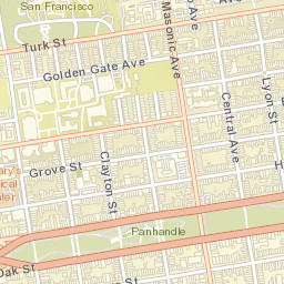 910 Central Ave San Francisco, California Street Map