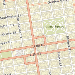 706 Broderick St San Francisco, California Street Map