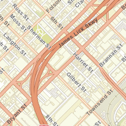 461 Harriet St San Francisco, California Street Map