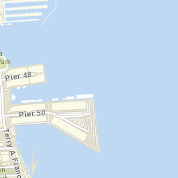 Pier 50 San Francisco, California Street Map