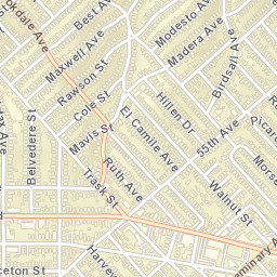 5150-5198 Brookdale Ave, Oakland Street Map