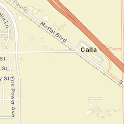 Calla California Street Map