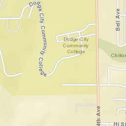 2466-2572 N 14th Ave, Dodge City, KS 67801 Street Map