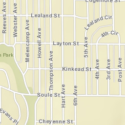 2308-2316 4th Ave, Dodge City Street Map