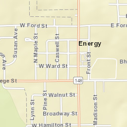 600 W Ford St Energy IL 62933 USA Street Map