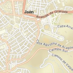 Jaén Street Map