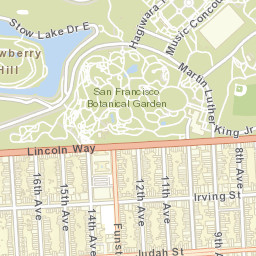 1197 9th Ave San Francisco CA Street Map