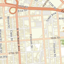 3232 18th St San Francisco, California Street Map