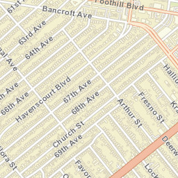 Havenscourt California Street Map