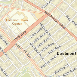 Eastmont California Street Map