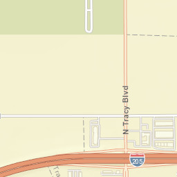 Robert T. Monagan Freeway, Tracy, CA  Street Map