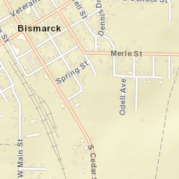 900-998 Center Street, Bismarck, MO Street Map