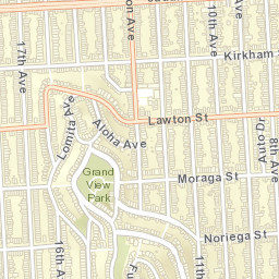 1479 15th Ave San Francisco Street Map