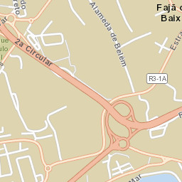 Rosto de Cão Street Map