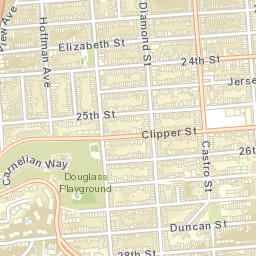 1103 Castro St, San Francisco, CA 94114, USA Street Map