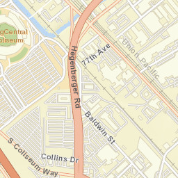 8000-8098 S Coliseum Way, Oakland, CA Street Map