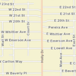 1625 Wall St Tracy CA 95376 USA Street Map