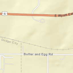 11351-11381 East Wyatt Earp Boulevard, Dodge City, KS Street Map