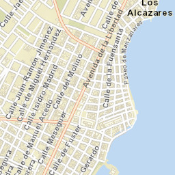 Los Alcázares Street Map