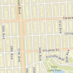 2715 39th Ave San Francisco CA Street Map