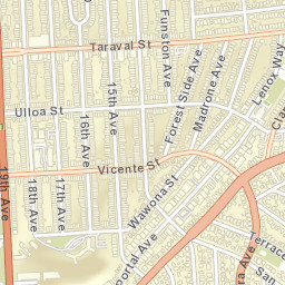 1478 Portola Dr, San Francisco, CA 94127 Street Map