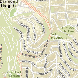 102 Gold Mine Dr San Francisco CA Street Map