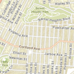 566 Gates St San Francisco CA 94110 Street Map