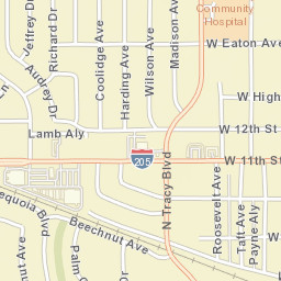 644 W 12th St, Tracy, CA 95376, USA Street Map