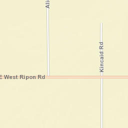 23998 Alice Rd Manteca, California Street Map