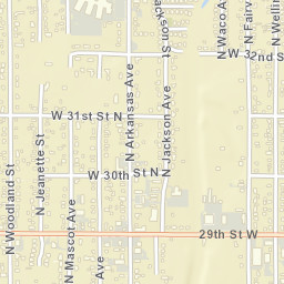 3201-3205 N Fairview Ave Wichita KS Street Map