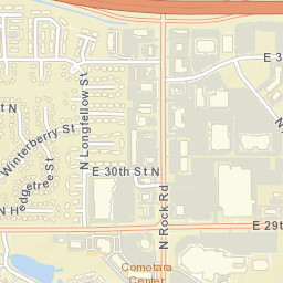 8000-8550 E 32nd Street North, Wichita, KS Street Map