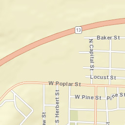 Harrisburg Bypass, Harrisburg, IL 62946 Street Map