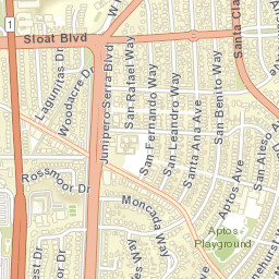 110-116 San Aleso Ave, San Francisco, CA Street Map