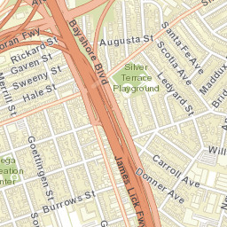 251-345 Williams Ave San Francisco Street Map
