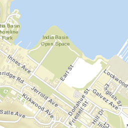 527 Donahue St San Francisco CA Street Map