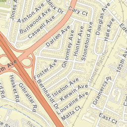 351-359 Ghormley Ave Oakland CA Street Map