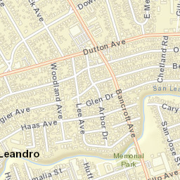 450 Oakes Blvd San Leandro CA Street Map