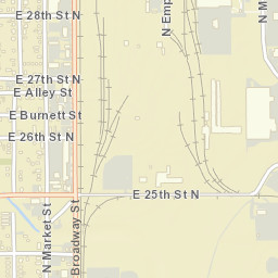 108-130 W 26th St N Wichita KS Street Map