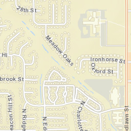 2422-2498 N Edgemoor St Wichita KS Street Map