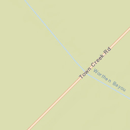 6821-7305 Town Creek Rd Gorham IL Street Map