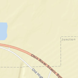 Ohio River Scenic Byway, Ridgway, IL Street Map