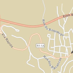 Água de Pau Street Map