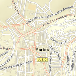 Martos Street Map