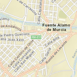 Fuente-Álamo de Murcia Street Map