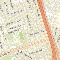 1485 Bayshore Blvd San Francisco Street Map