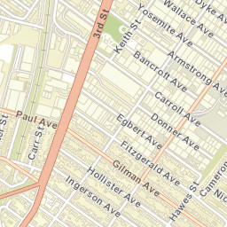 2727 Jennings St San Francisco CA Street Map