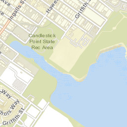 1131-1143 Shafter Ave San Francisco Street Map