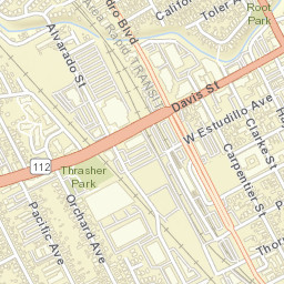 1349 Hays St, San Leandro, CA 94577 Street Map