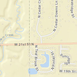 2022 North Teal Brook Street, Wichita, KS Street Map