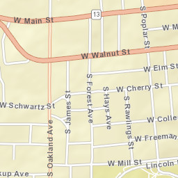 399-409 West Main Street, Carbondale, IL Street Map